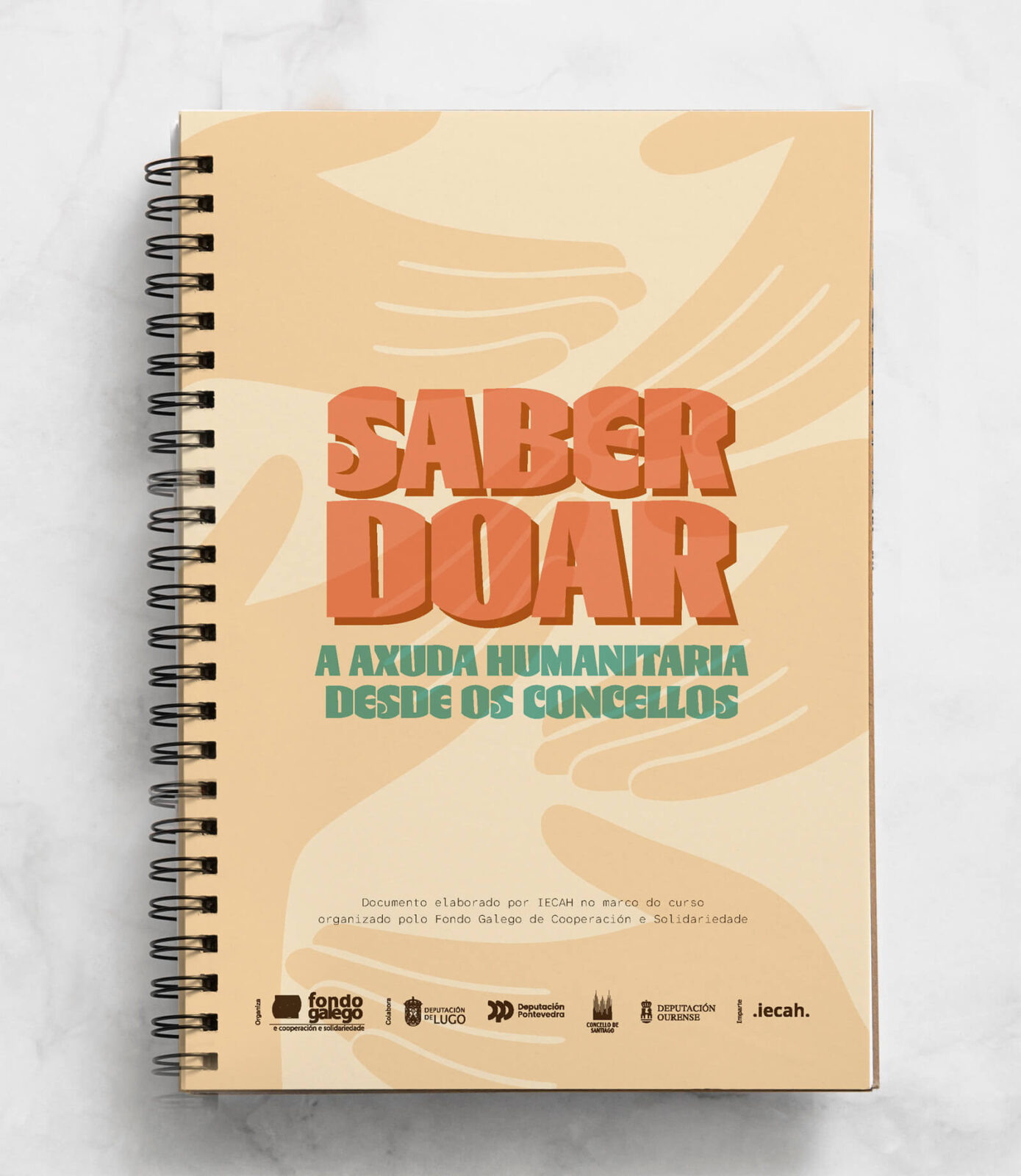 Guía Saber Doar — Desenho gráfico, paginação e preparação para impressão
